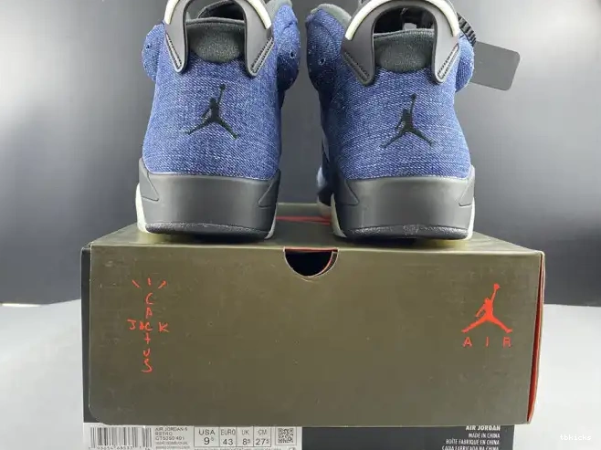 Reps TB CT5350-401 Jordan Washed 6 Denim Air 0620